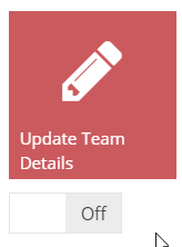 Update Team Details Off