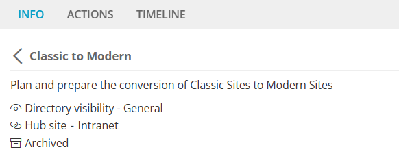 Archived workspace
