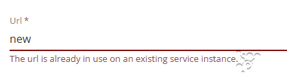 url-already-used