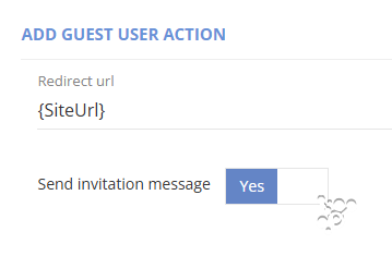 Add Guest User Action