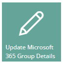 M365 Edit Group Details