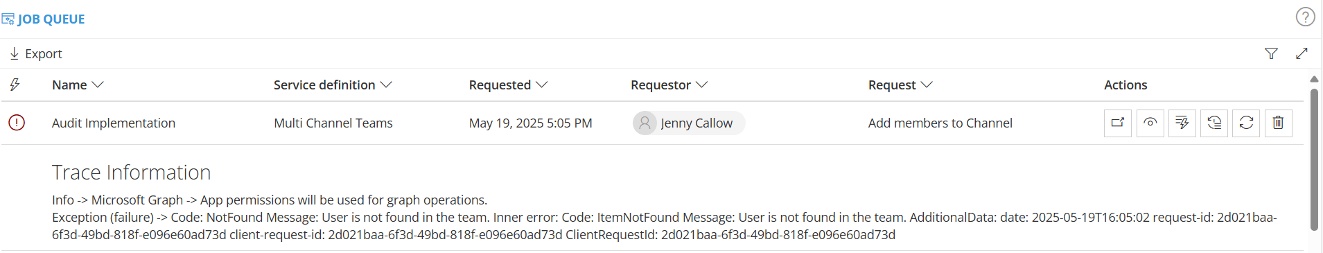 Error Message