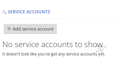 Service Account